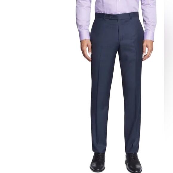 TED BAKER LONDON Men's Luxury Jones CT Dress Pants in Blue 40 x 30 NWOT - Picture 2 of 9